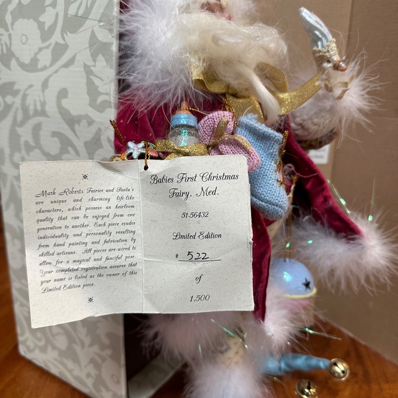 Mark Roberts Babies First Christmas Fairy, Medium w/original box - Picture 4 of 6